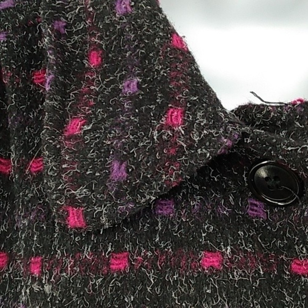 Karizma East Lid size 12 black with pink and Purple Polka dot jacket - Picture 3 of 9